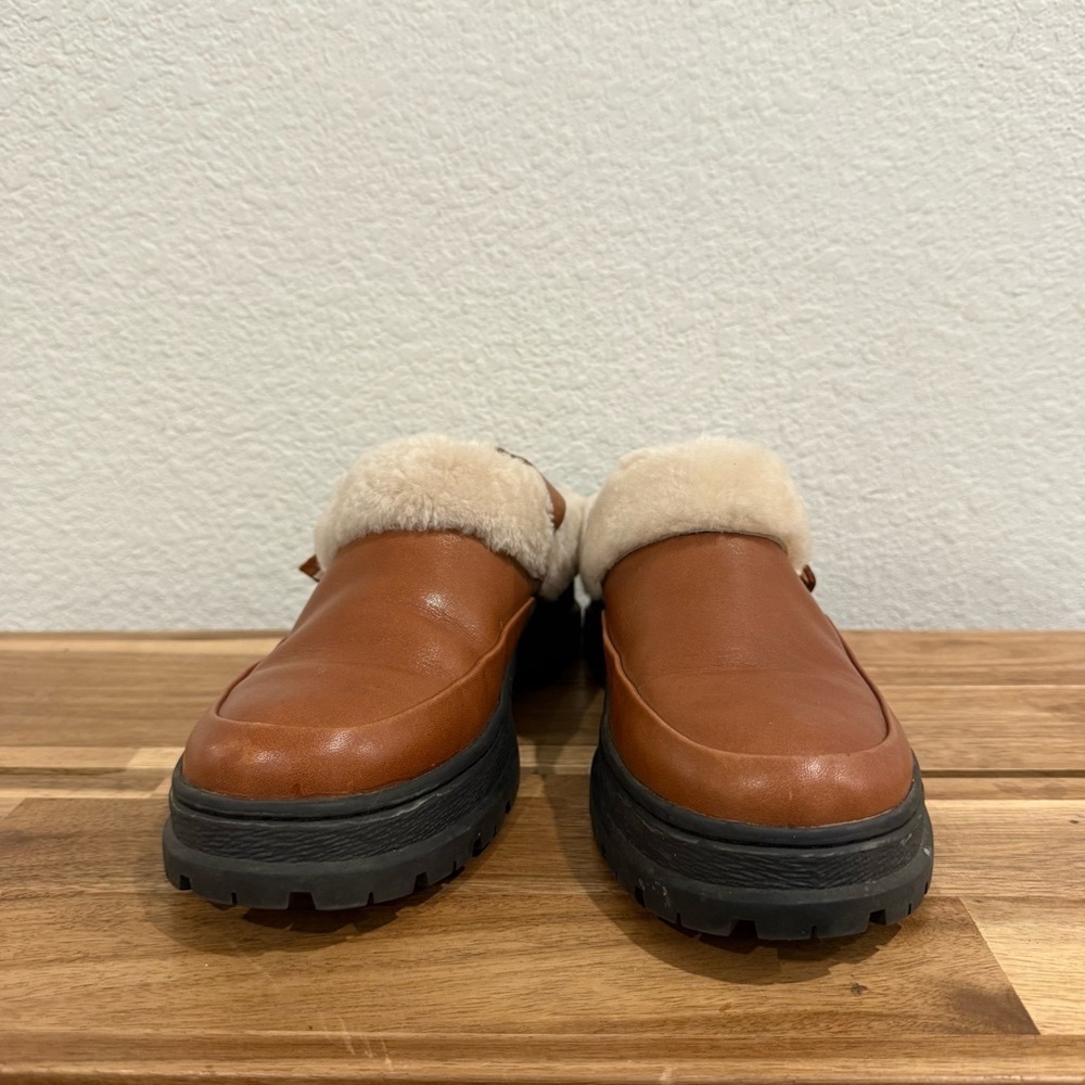 Madewell- The Sherling Sigrid Slingback Shearling Mule- Size 8 - Picture 8 of 9